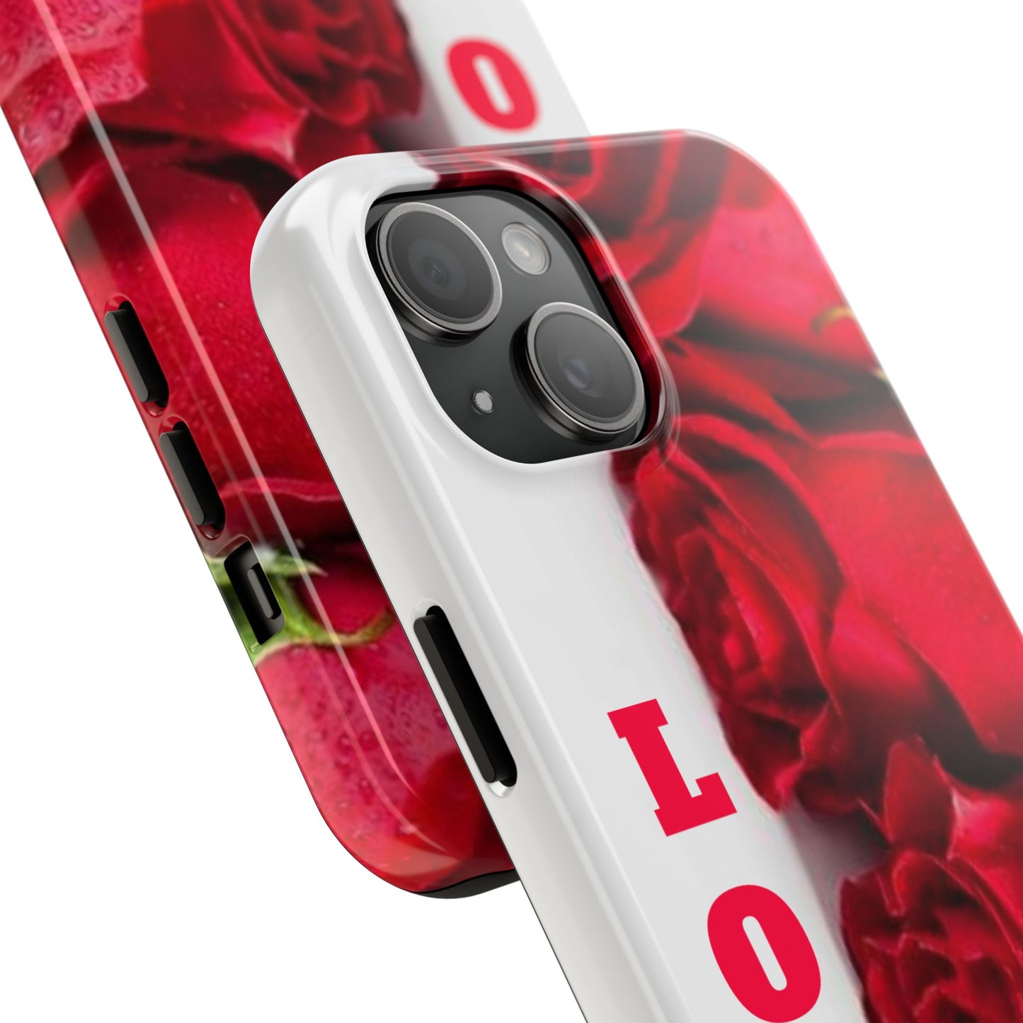 Electronics / Tech & Gadgets: Romantic Rose Love Phone Case, Valentine's Gift, Floral Protective Cover, Cute Phone Accessory, Thoughtful Gift Idea