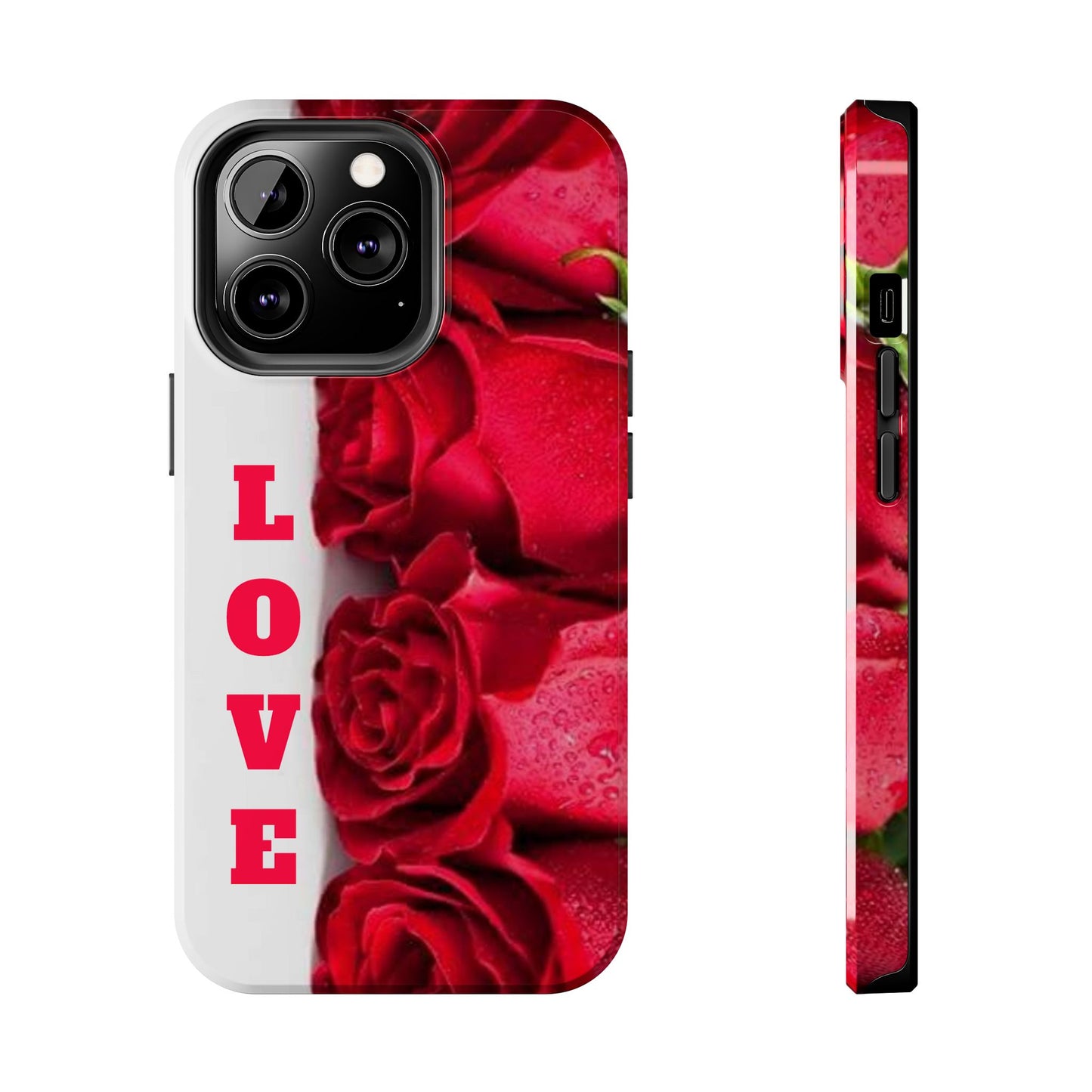 Electronics / Tech & Gadgets: Romantic Rose Love Phone Case, Valentine's Gift, Floral Protective Cover, Cute Phone Accessory, Thoughtful Gift Idea