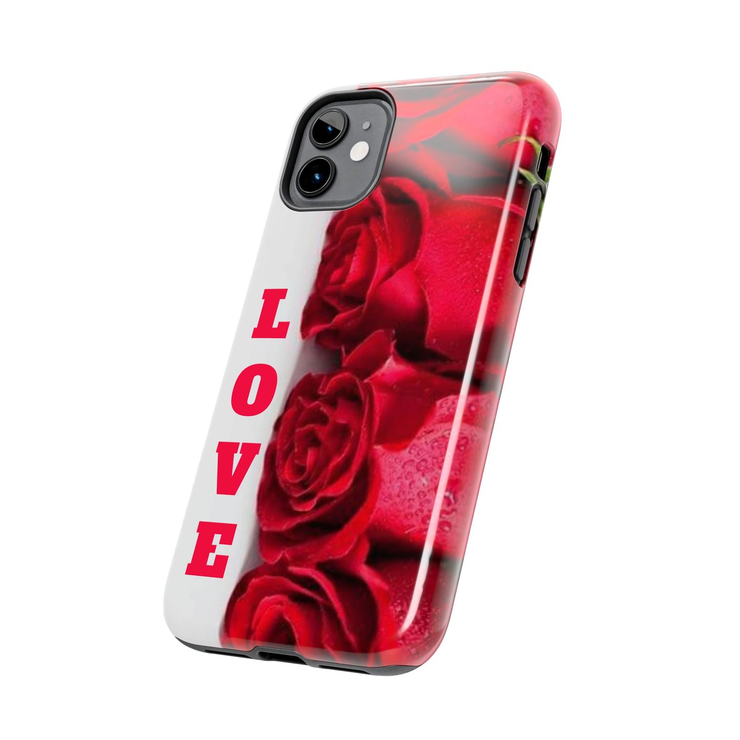 Electronics / Tech & Gadgets: Romantic Rose Love Phone Case, Valentine's Gift, Floral Protective Cover, Cute Phone Accessory, Thoughtful Gift Idea
