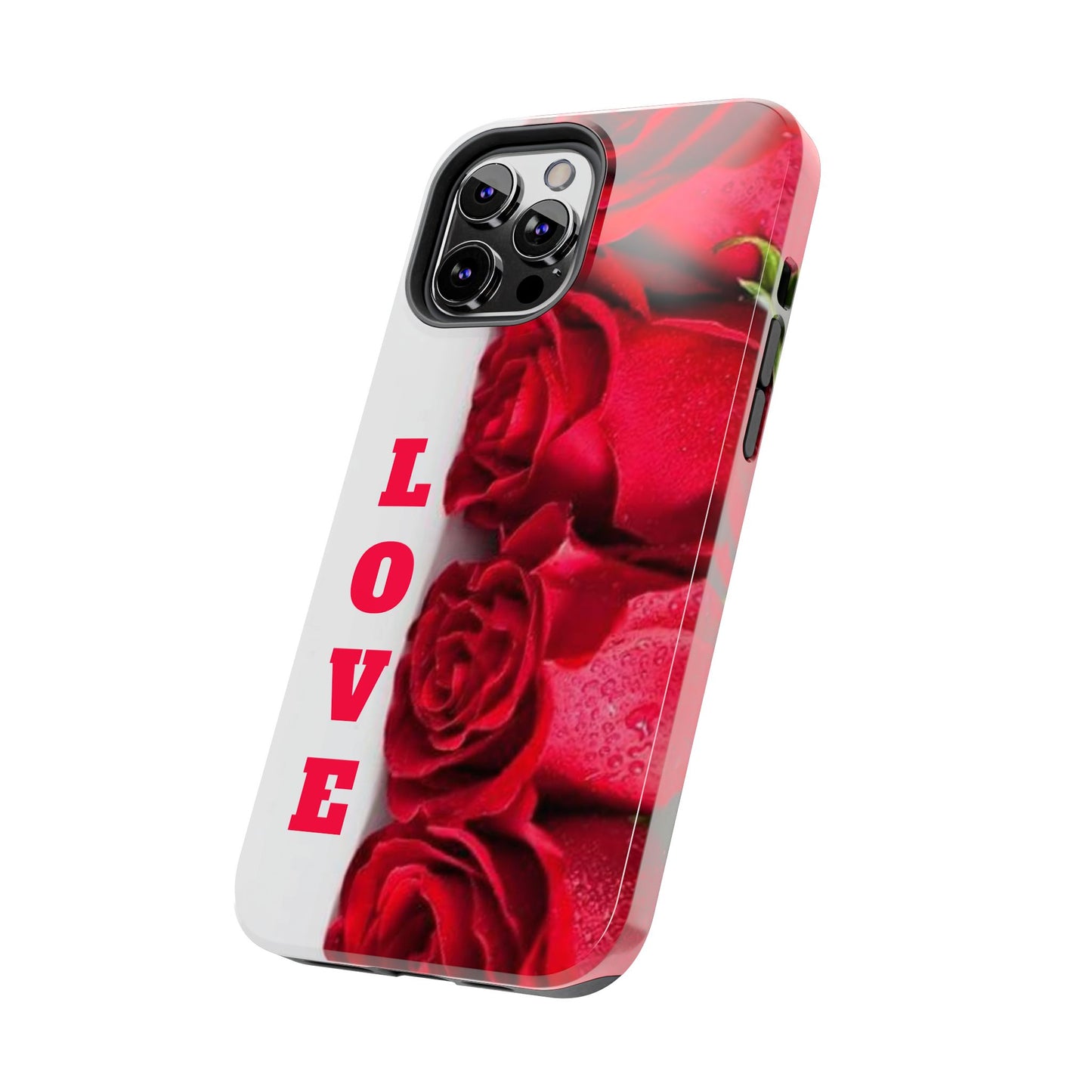Electronics / Tech & Gadgets: Romantic Rose Love Phone Case, Valentine's Gift, Floral Protective Cover, Cute Phone Accessory, Thoughtful Gift Idea