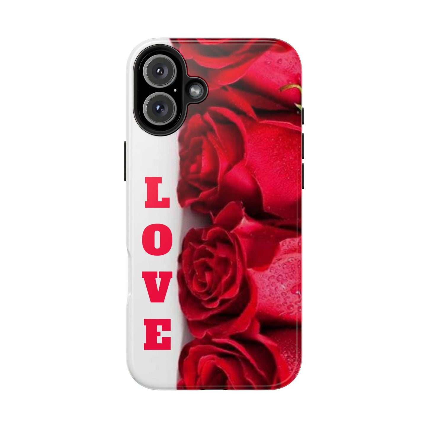 Electronics / Tech & Gadgets: Romantic Rose Love Phone Case, Valentine's Gift, Floral Protective Cover, Cute Phone Accessory, Thoughtful Gift Idea