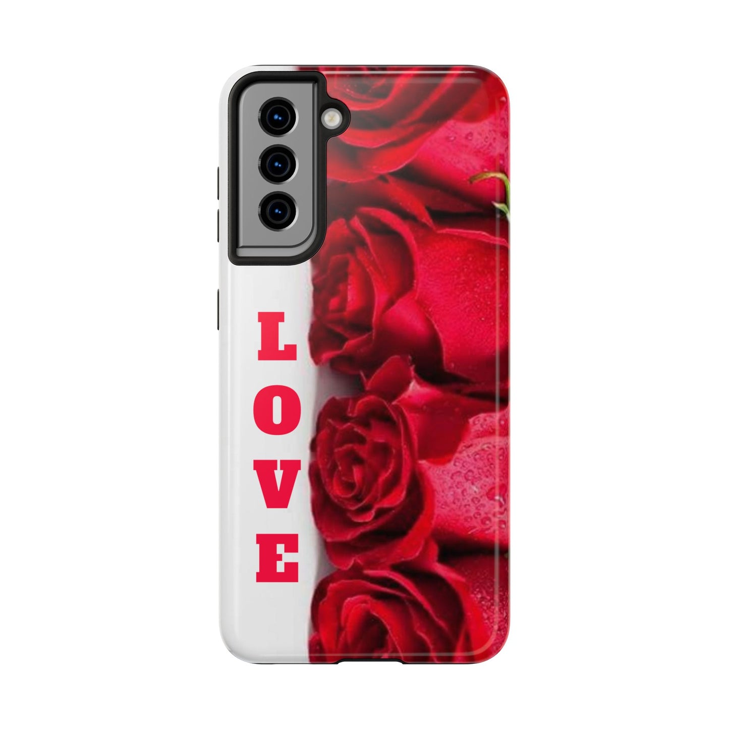 Electronics / Tech & Gadgets: Romantic Rose Love Phone Case, Valentine's Gift, Floral Protective Cover, Cute Phone Accessory, Thoughtful Gift Idea