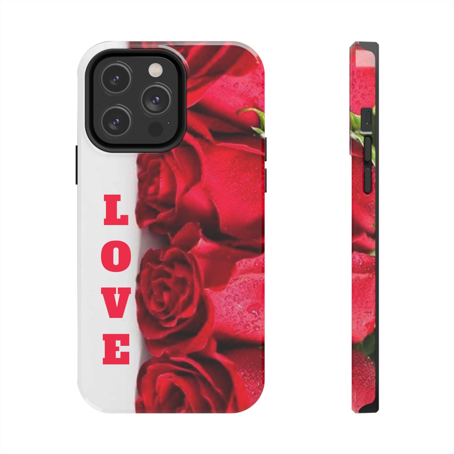 Electronics / Tech & Gadgets: Romantic Rose Love Phone Case, Valentine's Gift, Floral Protective Cover, Cute Phone Accessory, Thoughtful Gift Idea