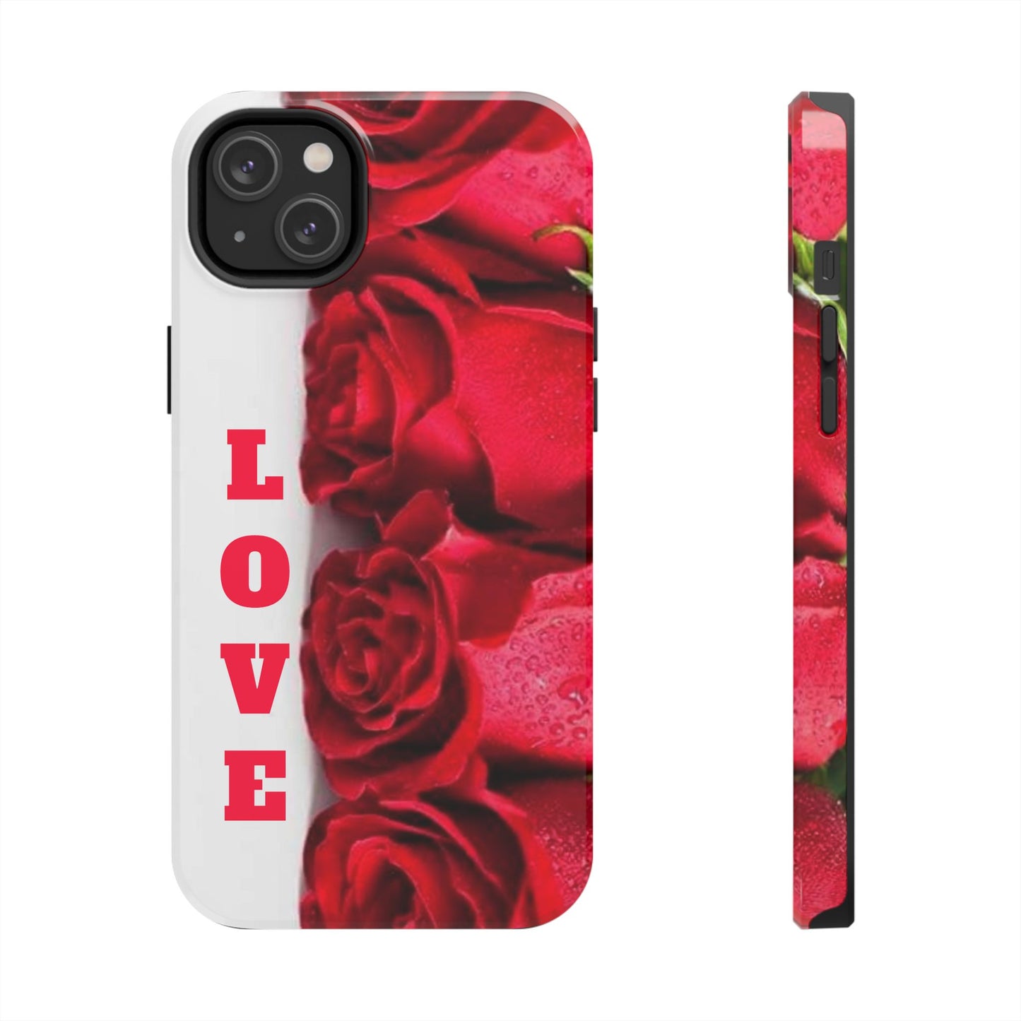 Electronics / Tech & Gadgets: Romantic Rose Love Phone Case, Valentine's Gift, Floral Protective Cover, Cute Phone Accessory, Thoughtful Gift Idea