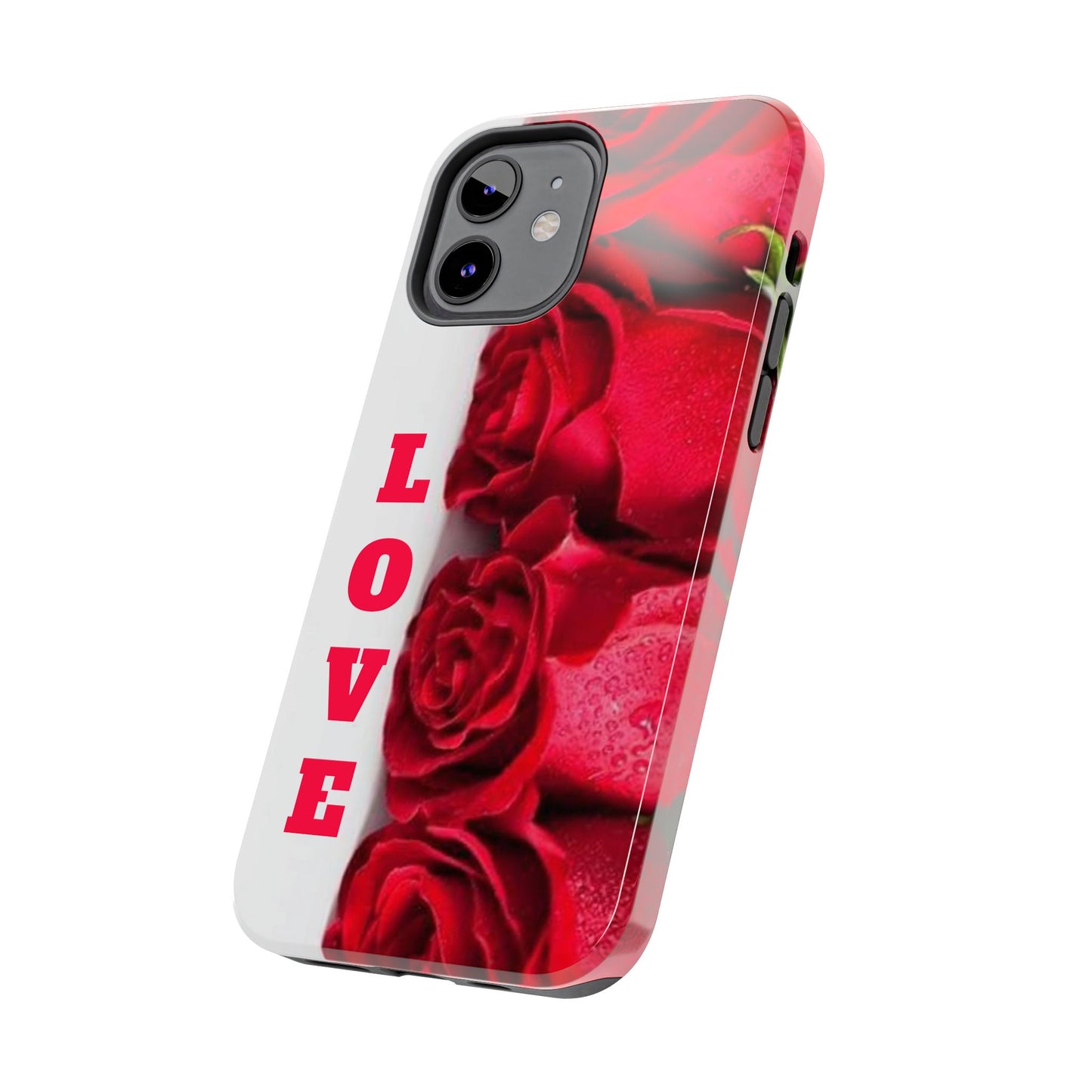 Electronics / Tech & Gadgets: Romantic Rose Love Phone Case, Valentine's Gift, Floral Protective Cover, Cute Phone Accessory, Thoughtful Gift Idea