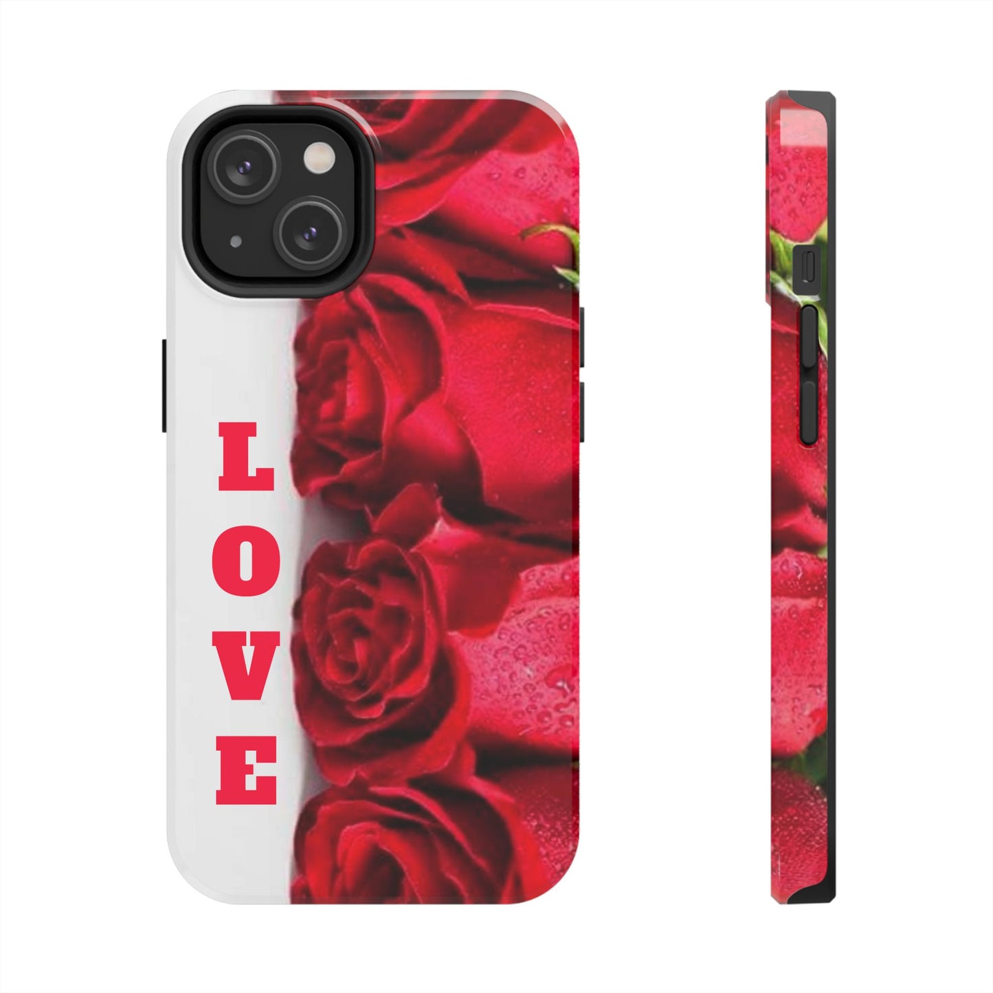 Electronics / Tech & Gadgets: Romantic Rose Love Phone Case, Valentine's Gift, Floral Protective Cover, Cute Phone Accessory, Thoughtful Gift Idea