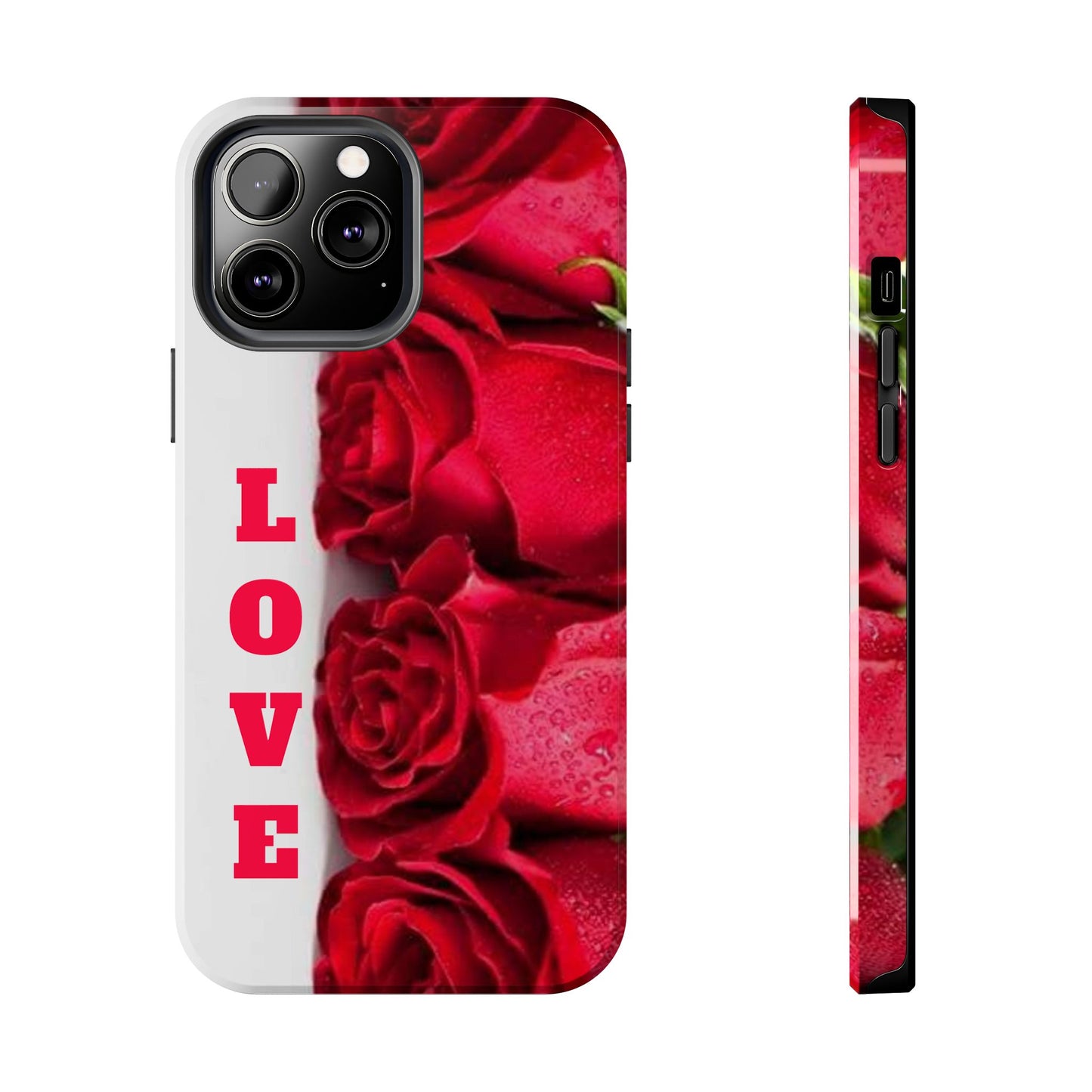 Electronics / Tech & Gadgets: Romantic Rose Love Phone Case, Valentine's Gift, Floral Protective Cover, Cute Phone Accessory, Thoughtful Gift Idea