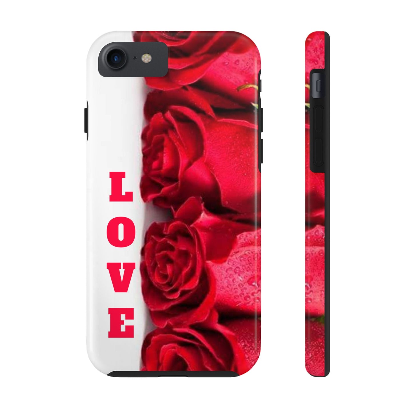 Electronics / Tech & Gadgets: Romantic Rose Love Phone Case, Valentine's Gift, Floral Protective Cover, Cute Phone Accessory, Thoughtful Gift Idea