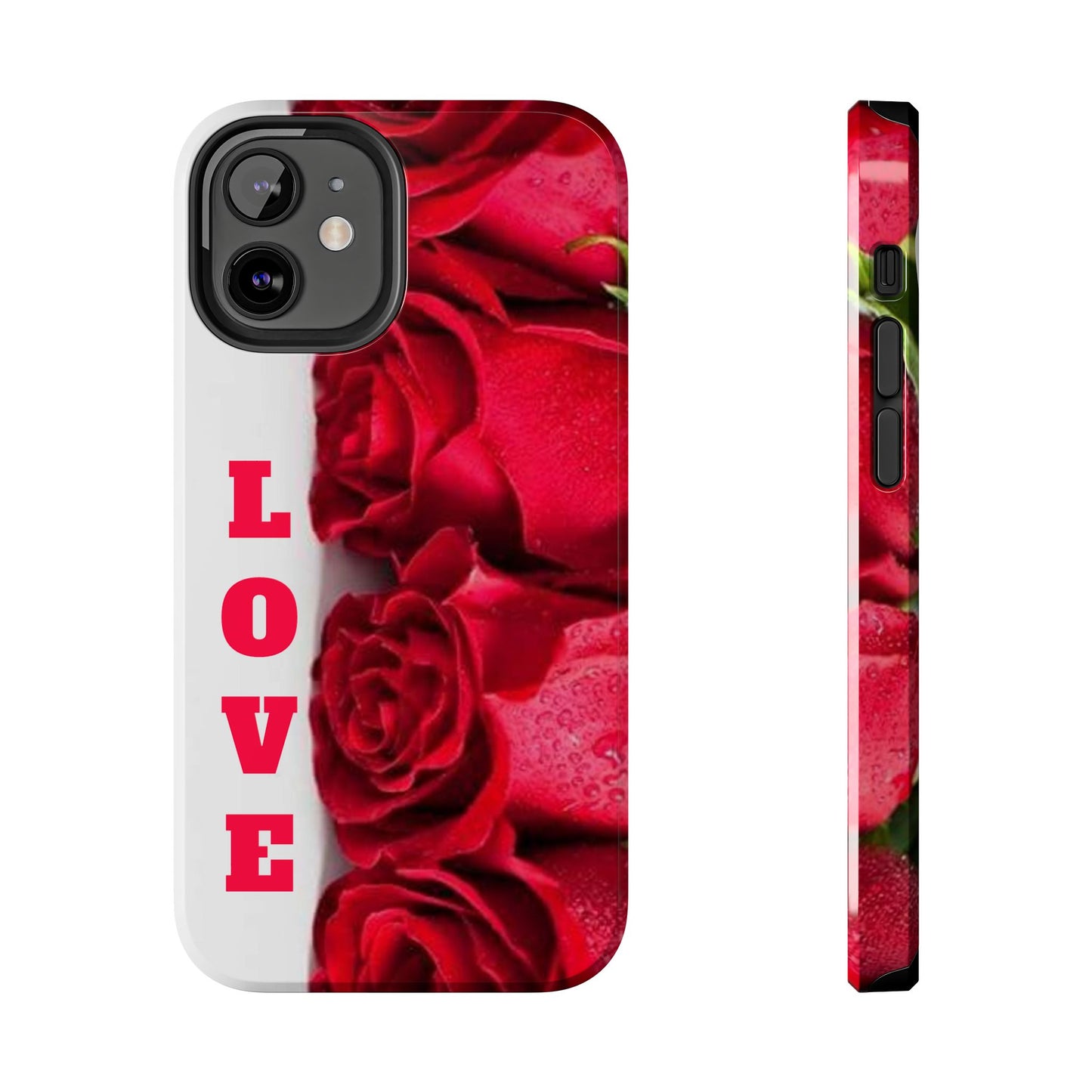 Electronics / Tech & Gadgets: Romantic Rose Love Phone Case, Valentine's Gift, Floral Protective Cover, Cute Phone Accessory, Thoughtful Gift Idea