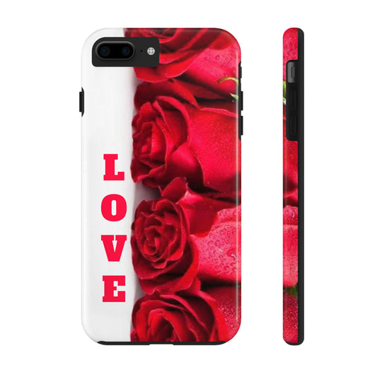 Electronics / Tech & Gadgets: Romantic Rose Love Phone Case, Valentine's Gift, Floral Protective Cover, Cute Phone Accessory, Thoughtful Gift Idea